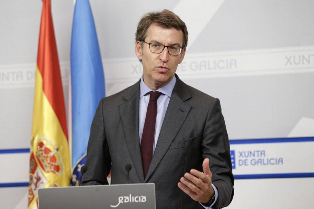 El presidente de la Xunta Alberto Núñez Feijóo
