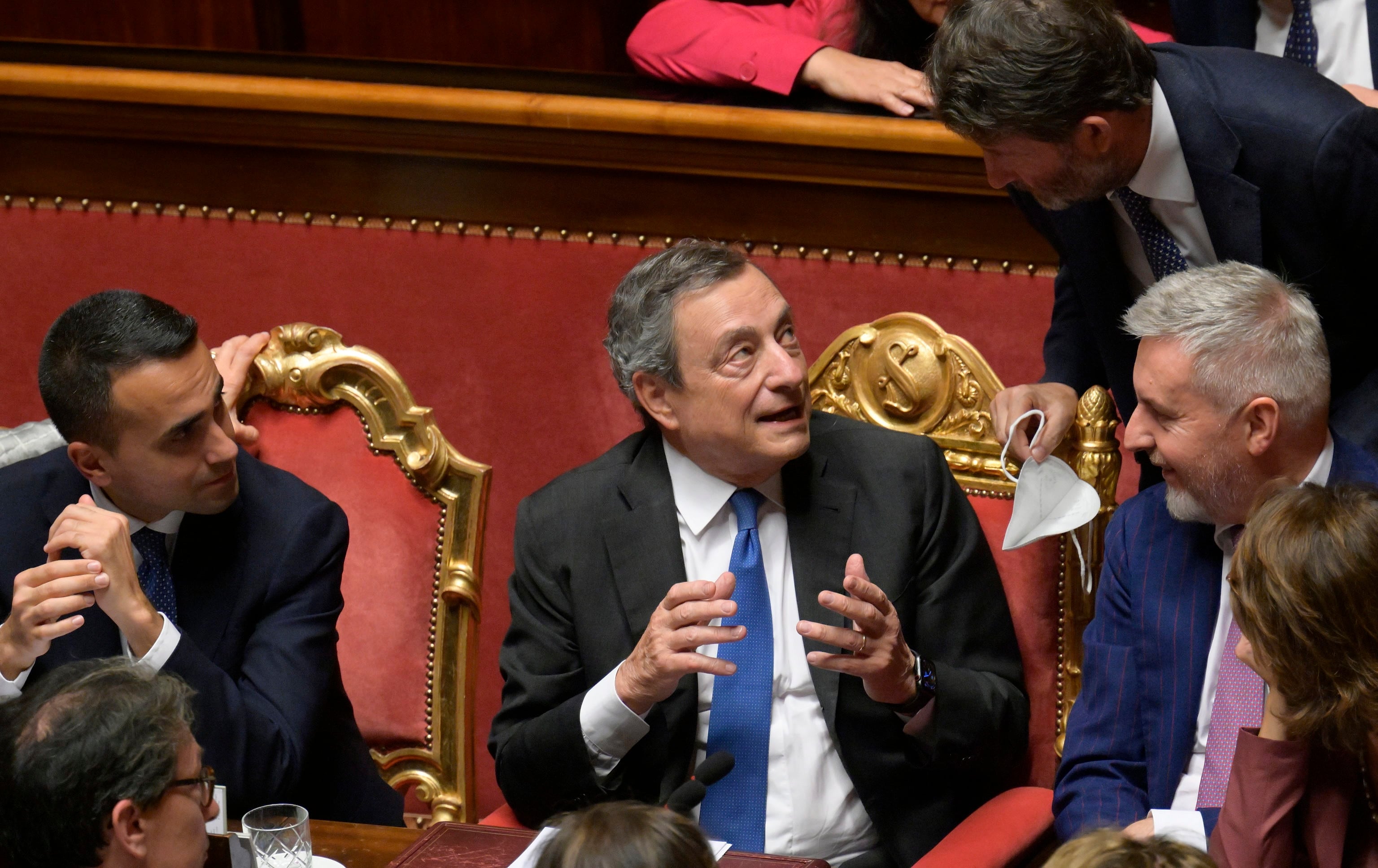 Mario Draghi, primer ministro italiano.