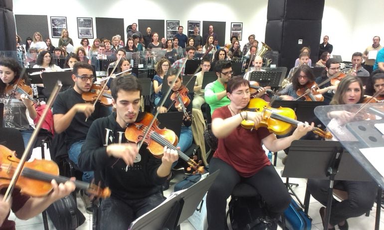 El ensayo antes del estreno