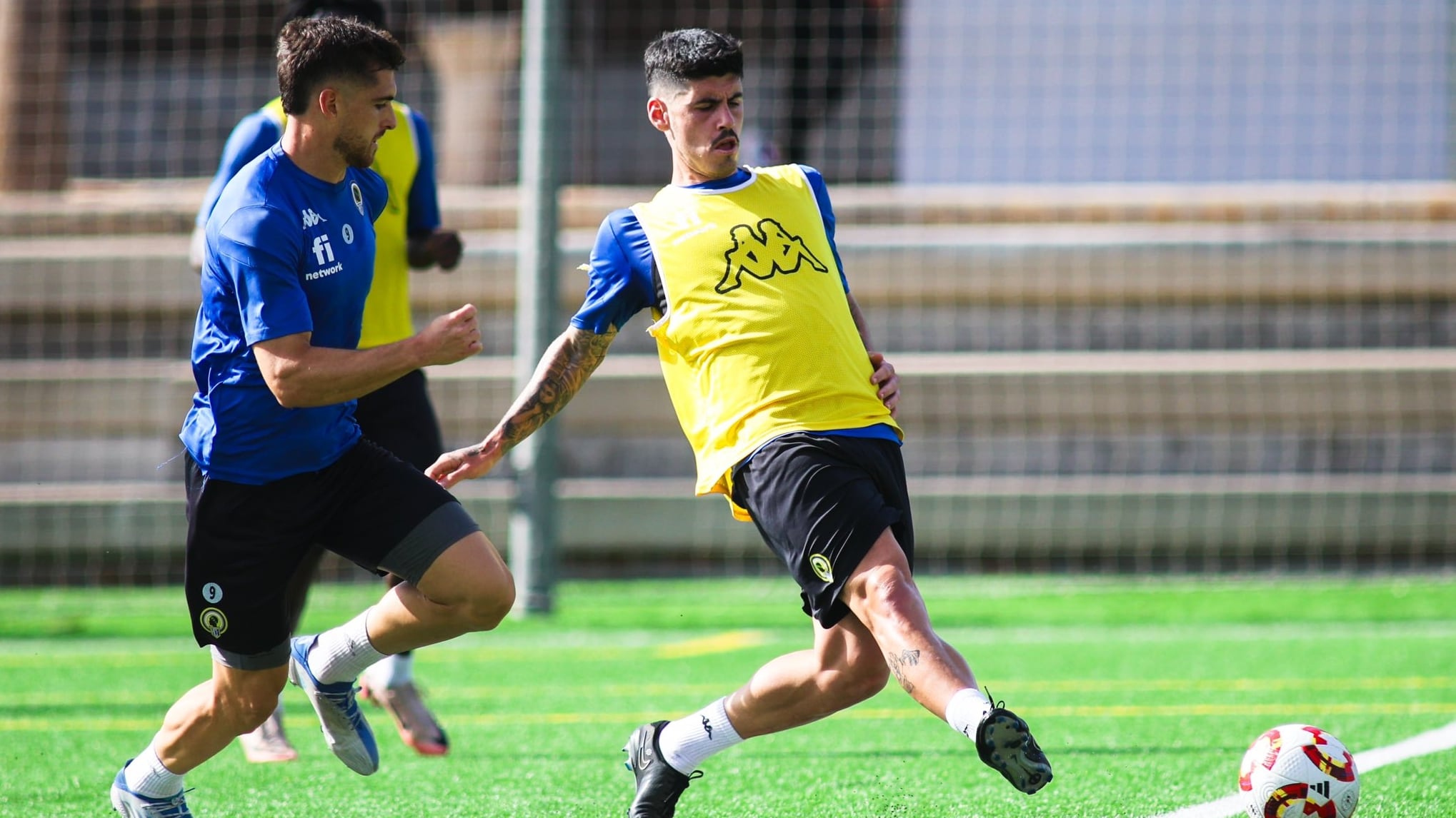 Antonio Montoro en un entrenamiento del Hércules. Foto: Hércules CF