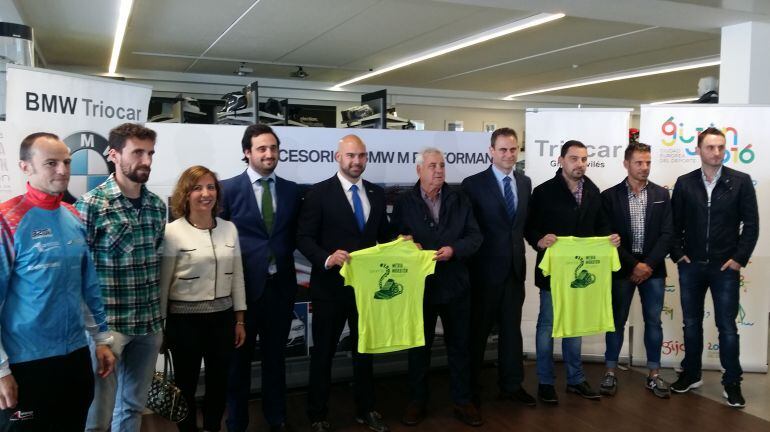 Héctor Secades (liebre), Marcos Peón (liebre), Loly González (liebre), Alberto Martínez (director de ventas de Triocar), Miguel Martínez (director de Marketing de Triocar), Jesús Martínez, José Luis Peraleda (presidente del Atlético Gijonés Fumeru), Const