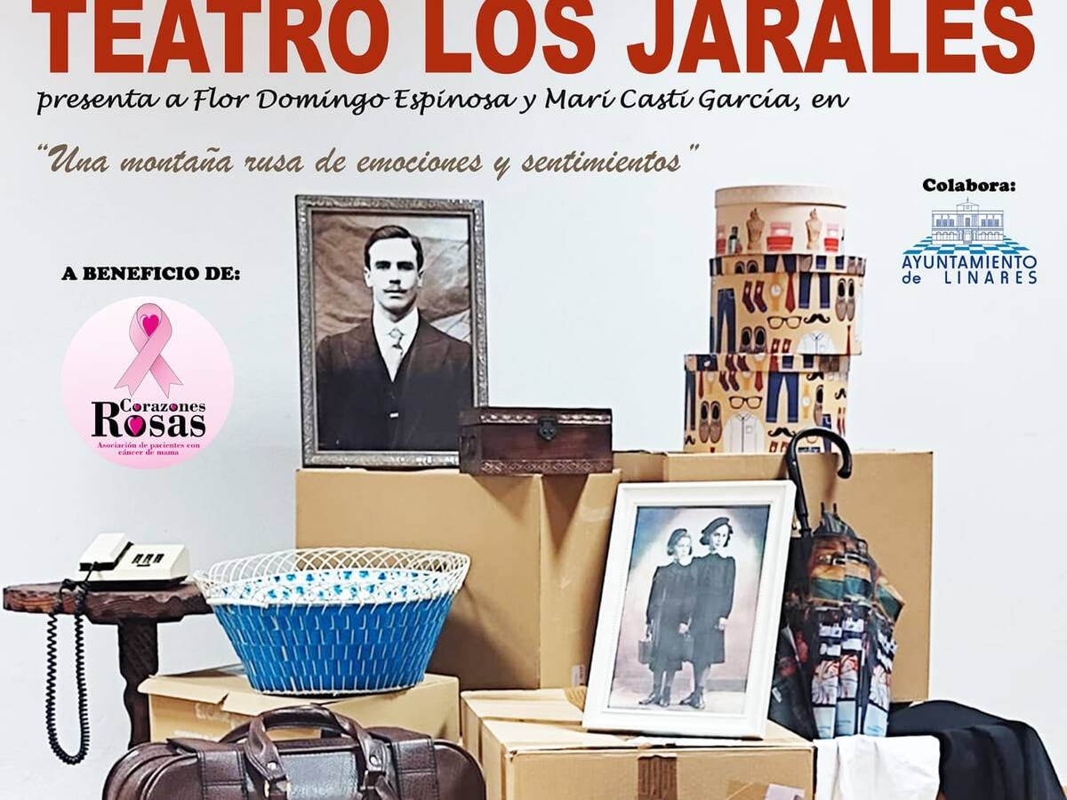 Maria José García, presidenta de la Asociación Corazones Rosas de Linares. Obra de teatro en favor de la investigación contra el cáncer de mama