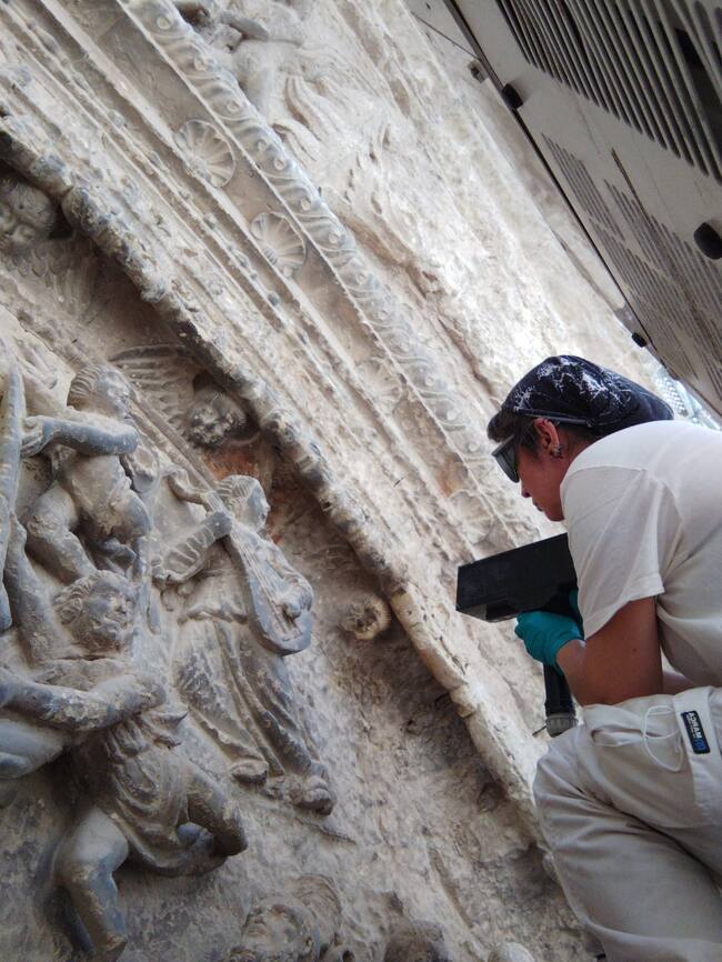 Intervención en la fachada