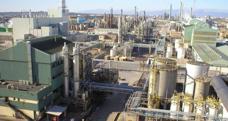 Imatge de la planta de NITRICOMAX, antiga ERCROS, a Tarragona.