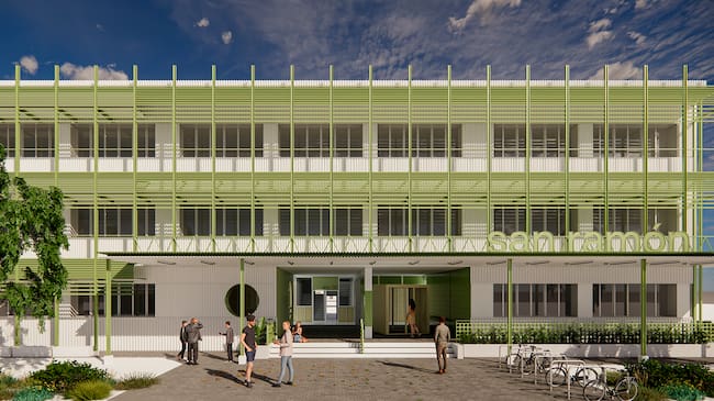 Simulación de reforma prevista en Centro San Ramón