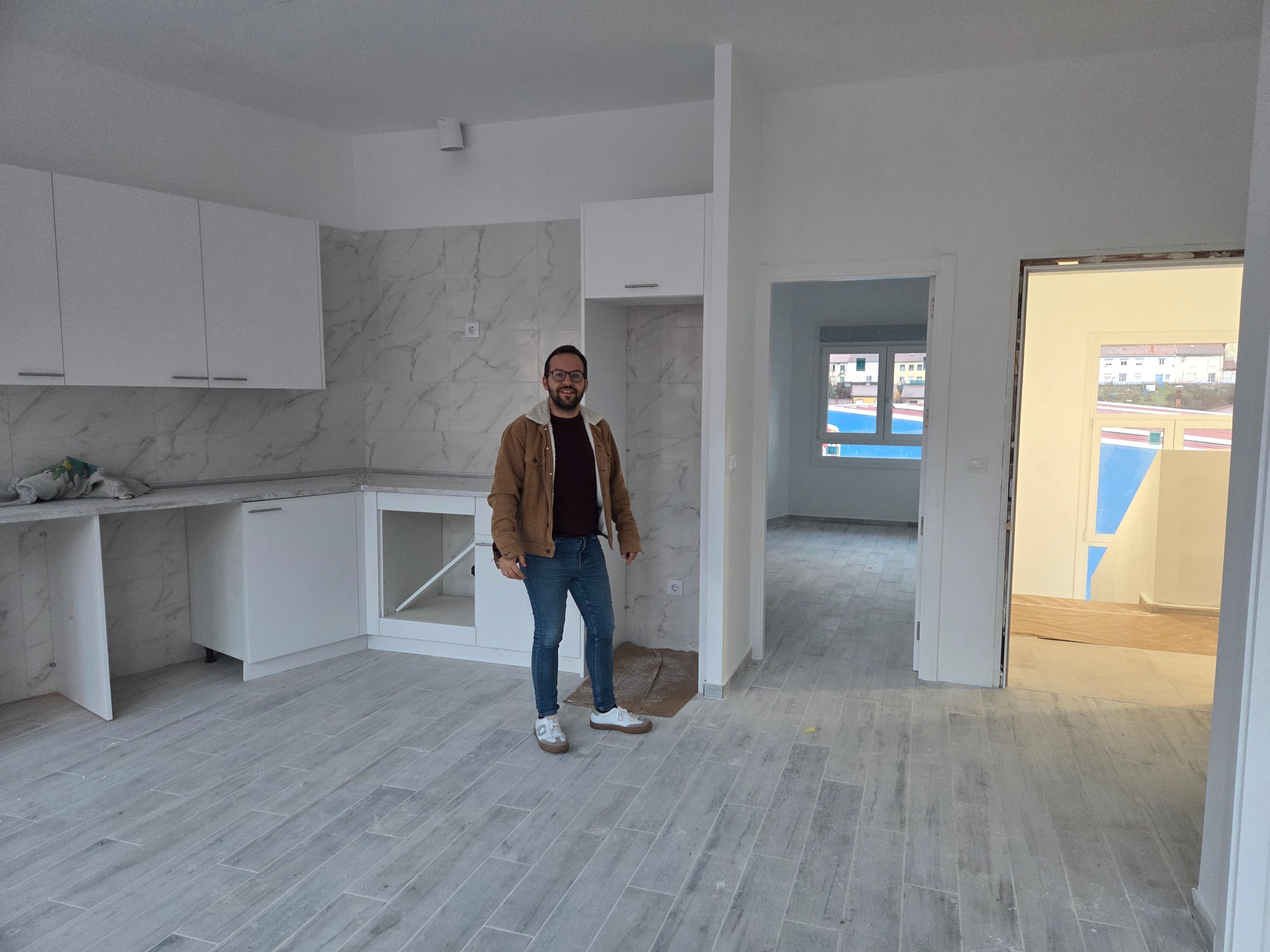 El alcalde de Barruelo de Santullán, Cristian Delgado