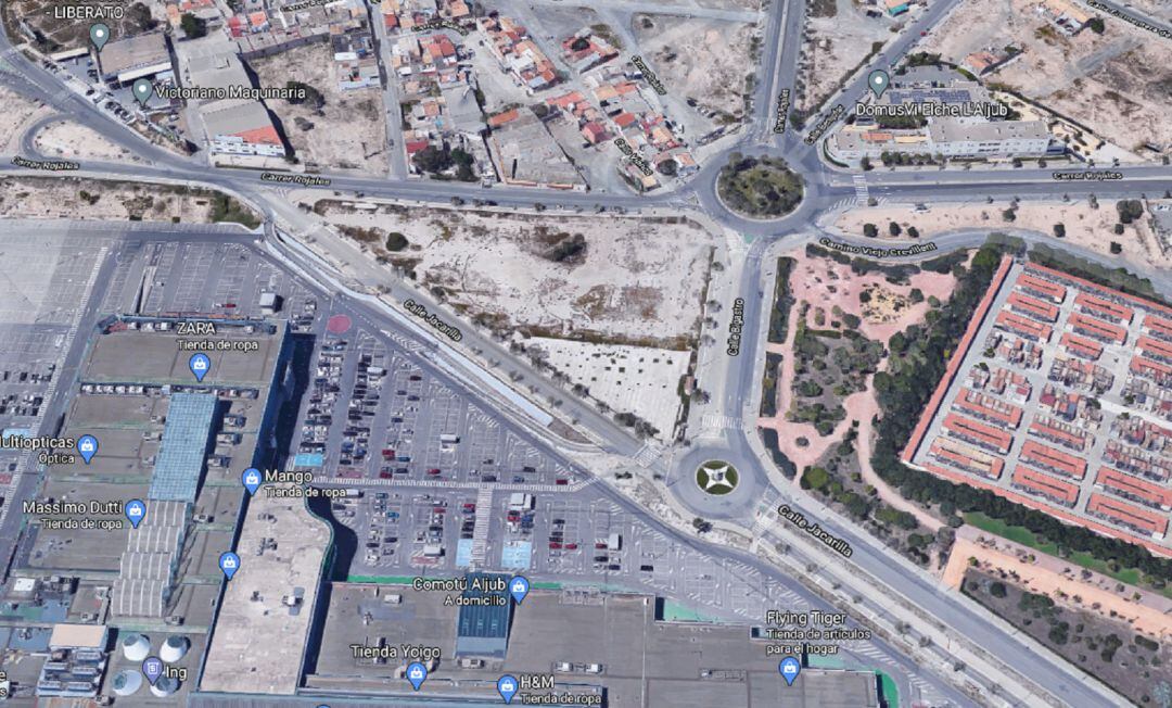 Espacio para el pabellón