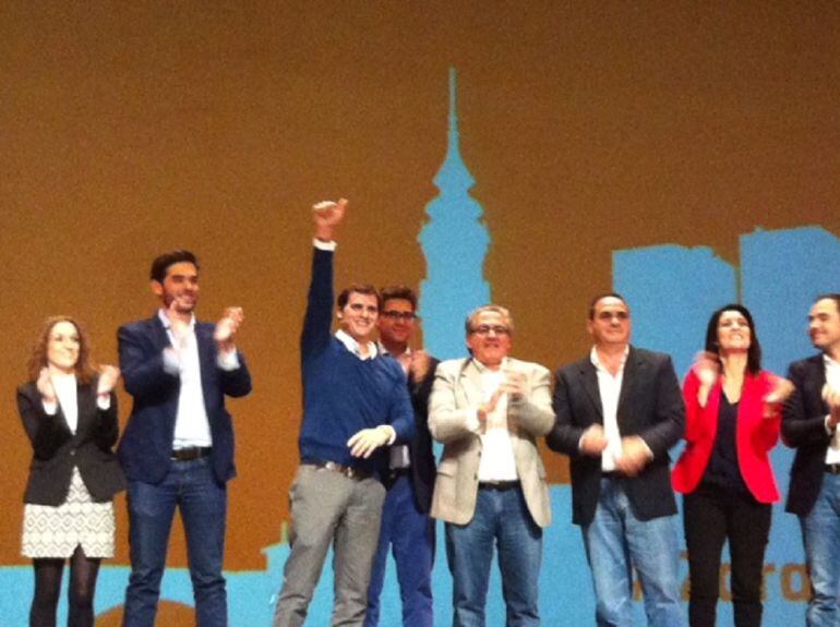 Mitín Albert Rivera en el Palacio de Congresos de Zaragoza