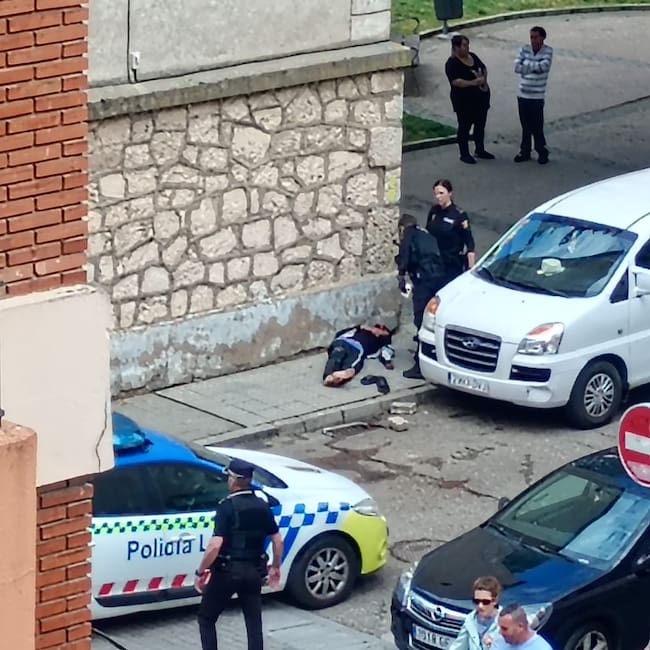 Imagen tras la reyerta