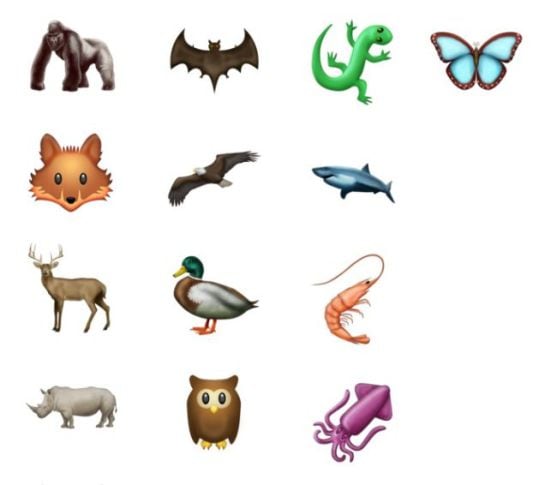 Los nuevos emojis.