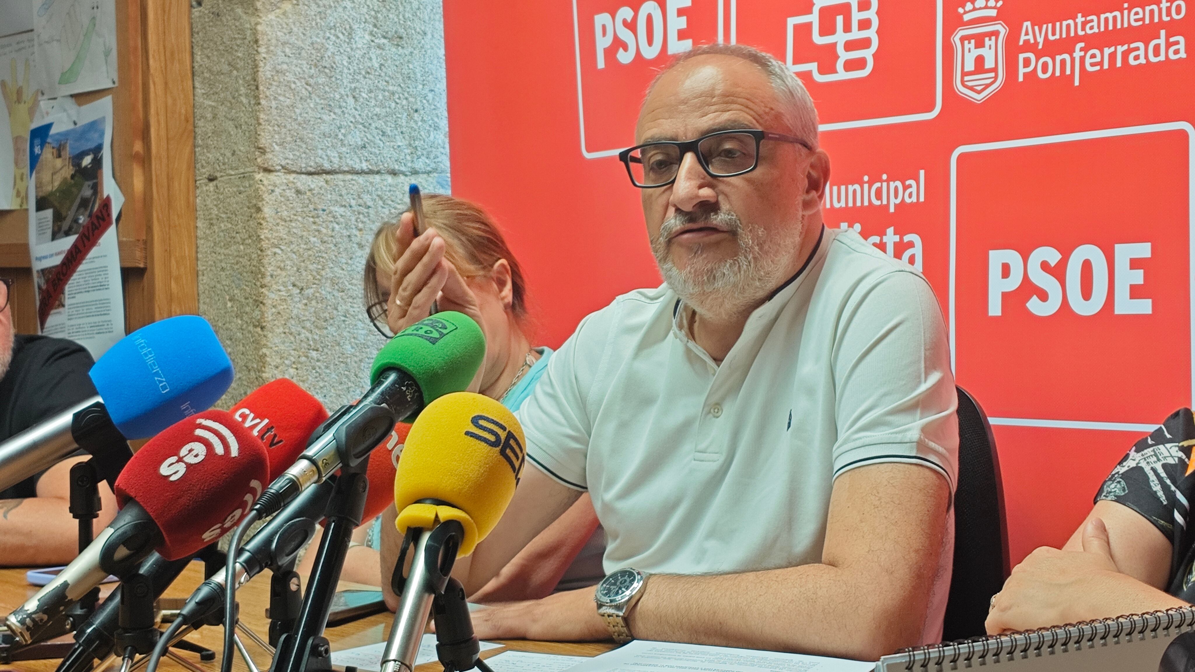 Portavoz del PSOE en el Ayuntamiento de Ponferrada, Olegario Ramón