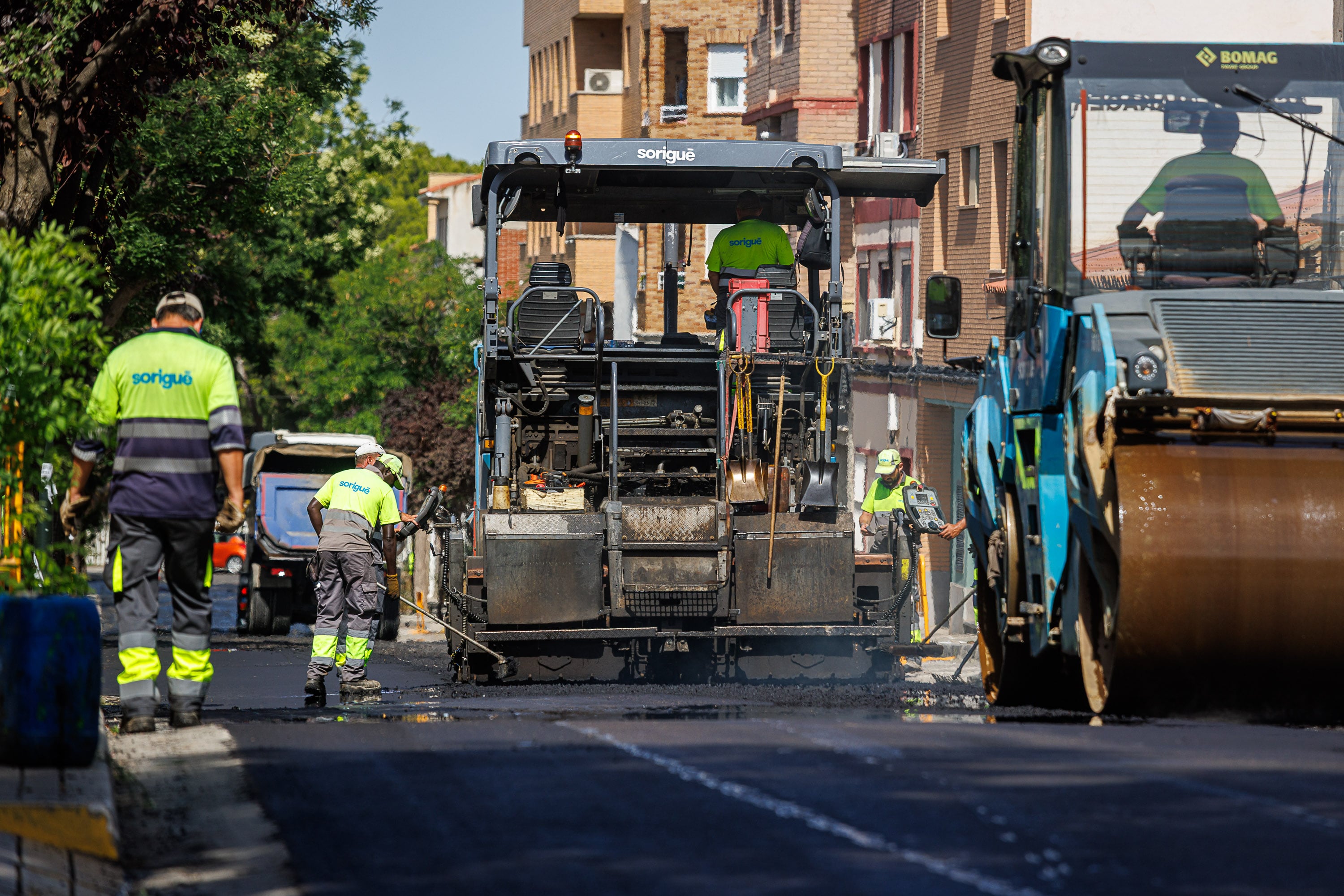 Asfaltado en Zaragoza