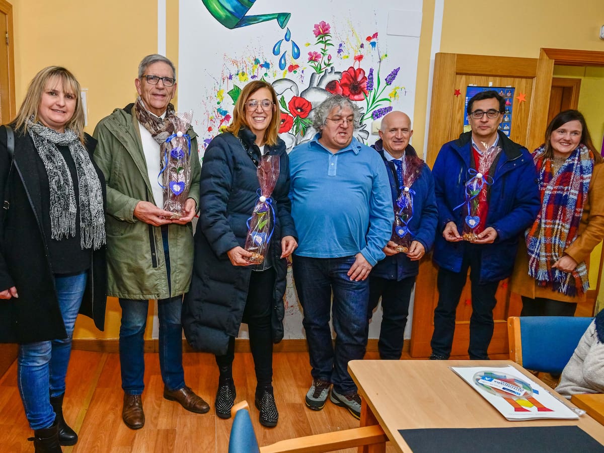 La Diputación de Palencia visita a AFA Guardo en la apertura de su Unidad de Memoria
