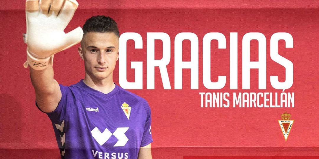 Tanis Marcellán abandona el Real Murcia