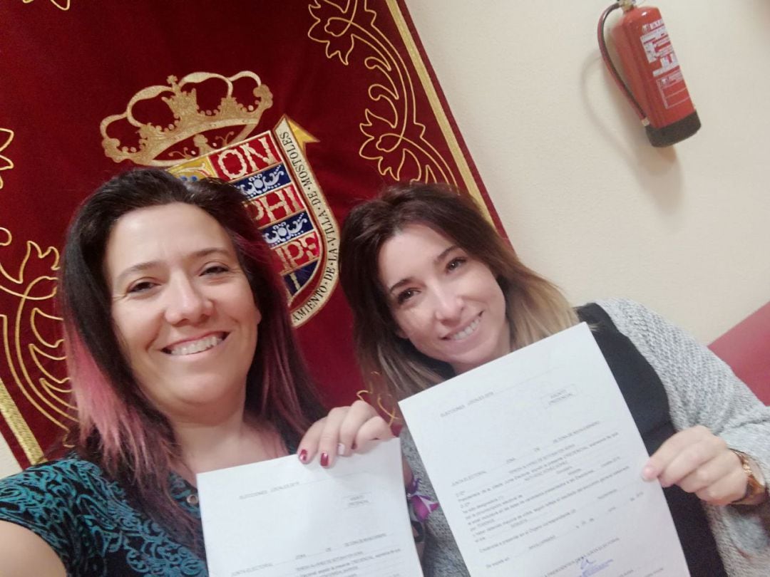 Mónica Monterreal y Nati Gómez, nuevas concejalas de Podemos Móstoles