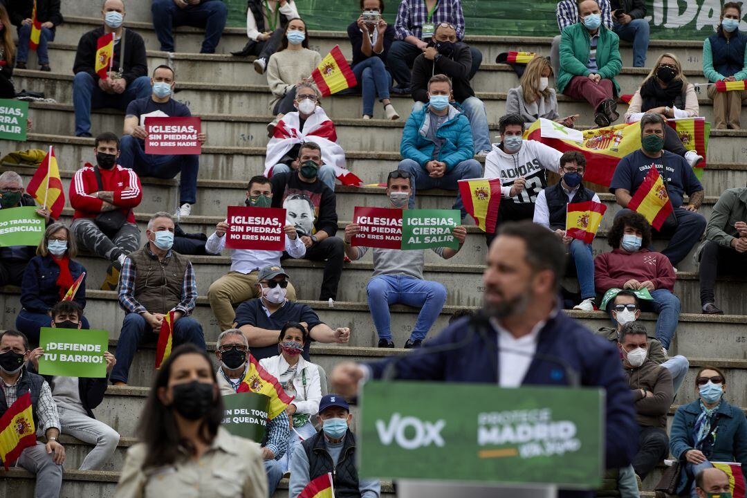 Mitin de Vox en San Sebastián de los Reyes