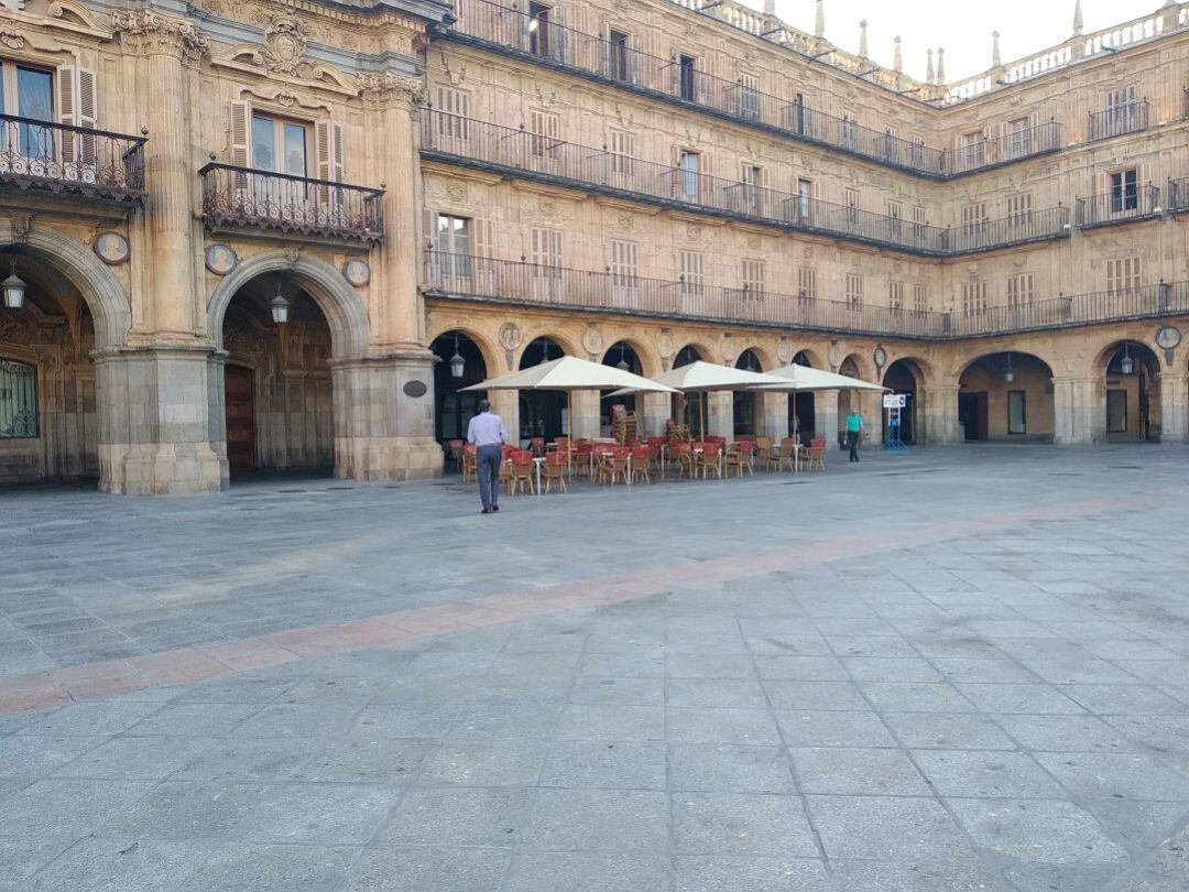 Imagen del inicio de la fase 1 en Salamanca capital.