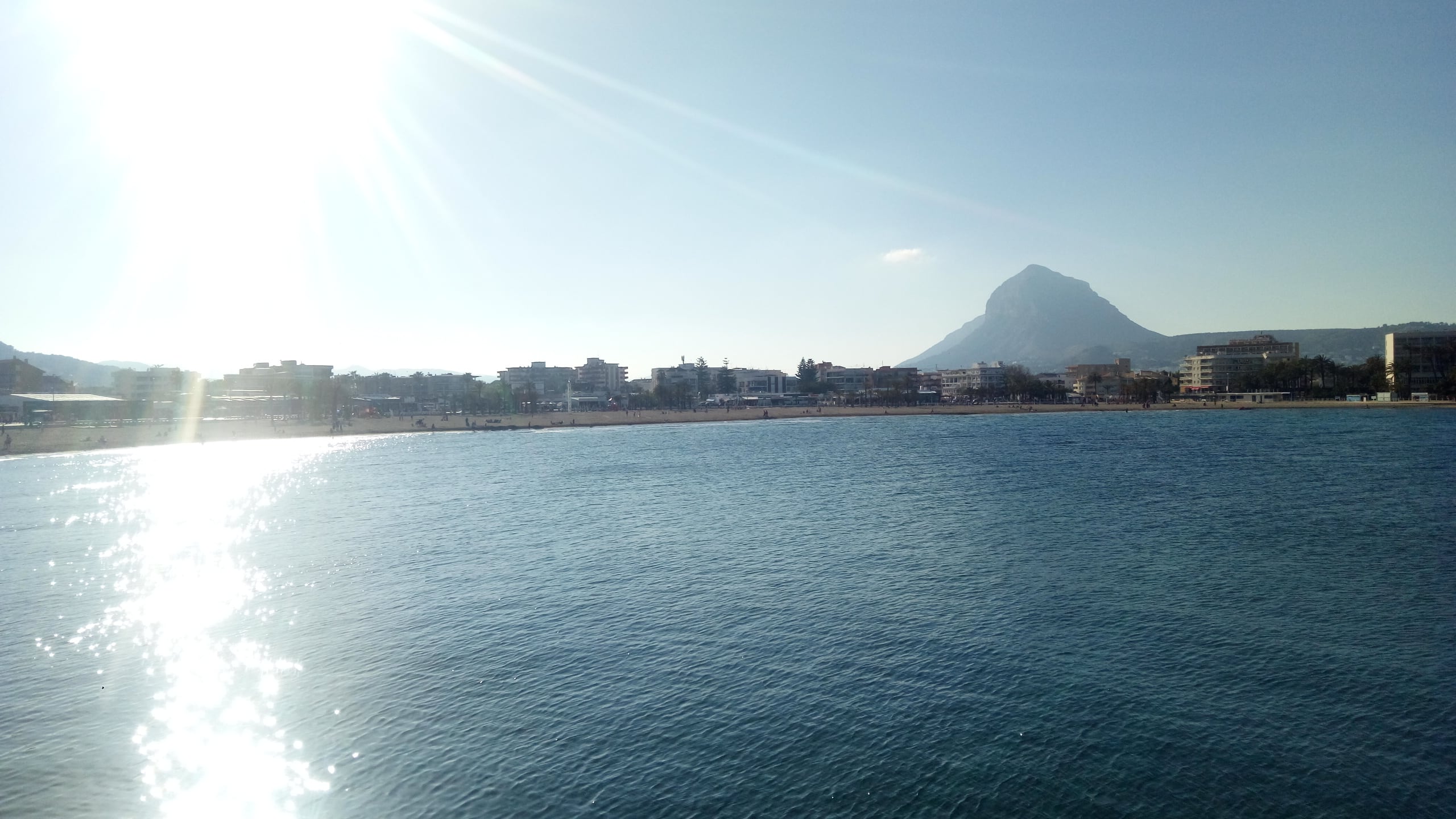 Bahía del Arenal en Xàbia.