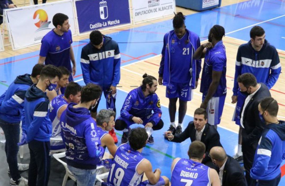 Imagen de archivo de un partido del CB Almansa