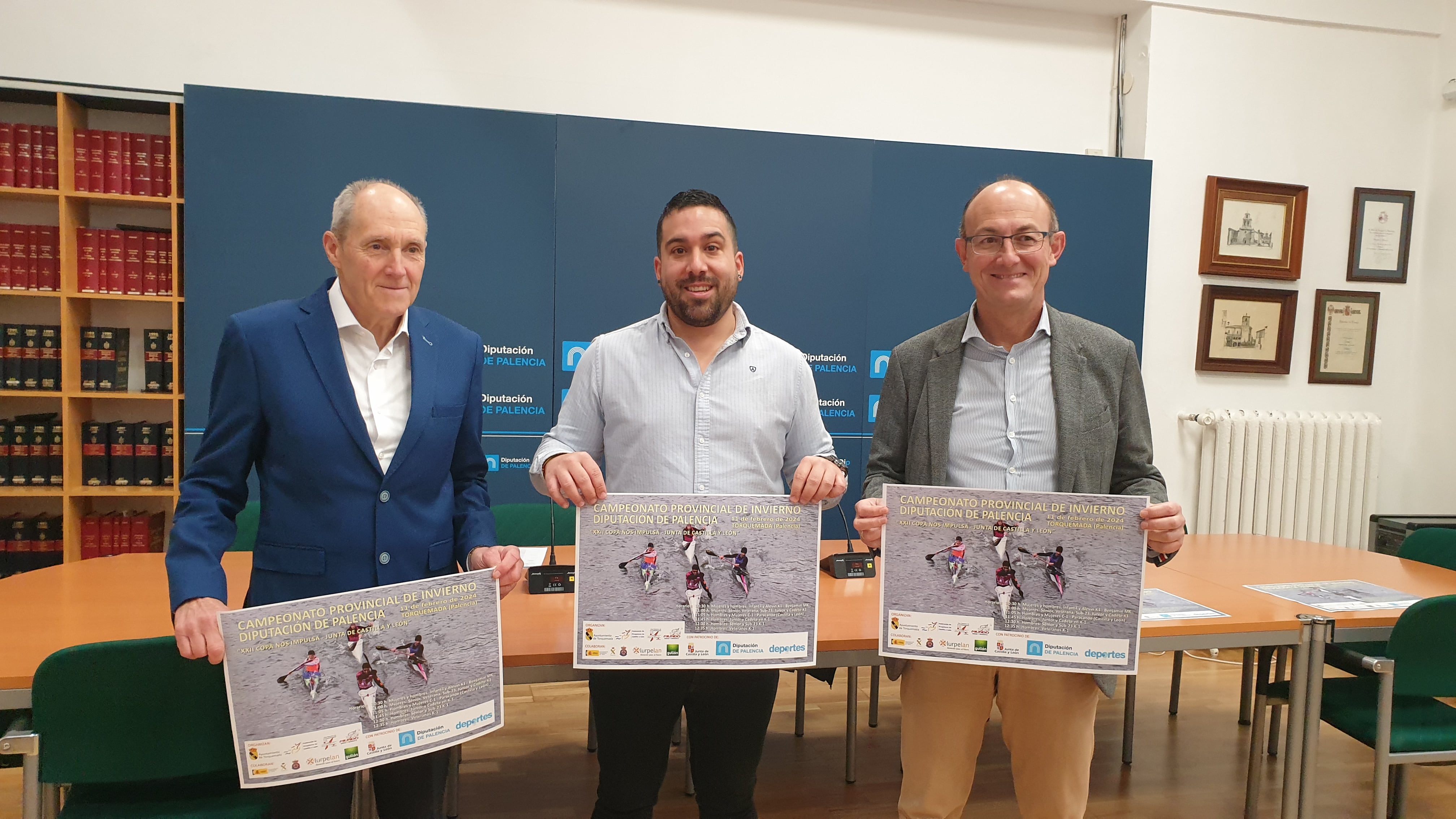 Presentación del &#039;Campeonato Provincial de Piragüismo de Invierno Diputación de Palencia&#039;