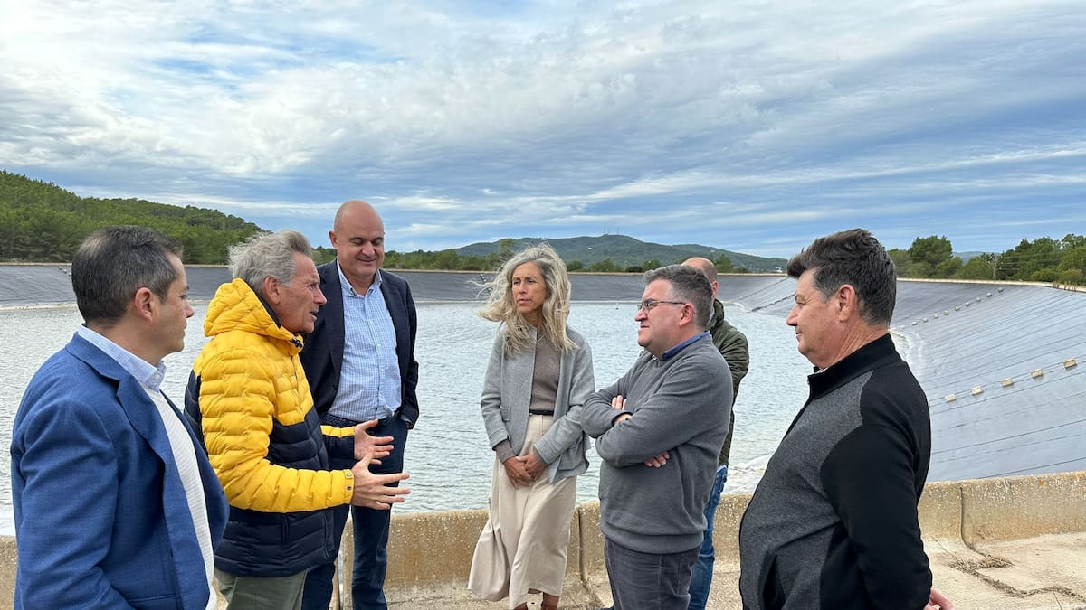 La balsa de regadío de Santa Eulària volverá a estar operativa el próximo mes de julio