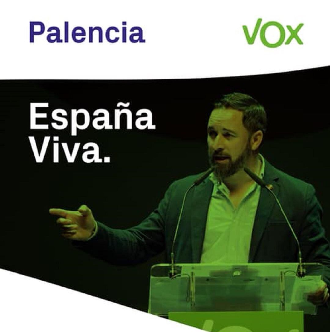 Santiago Abascal estará en Palencia el 10 de abril