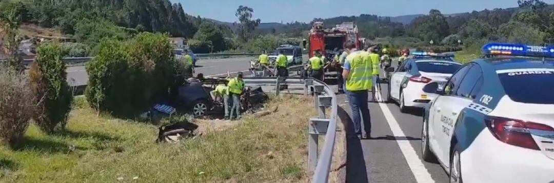 Accidente mortal en Abegondo