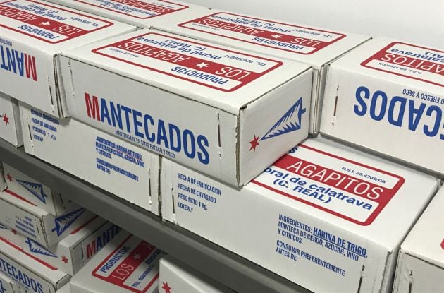 Cajas de Los Agapitos, listas para su venta