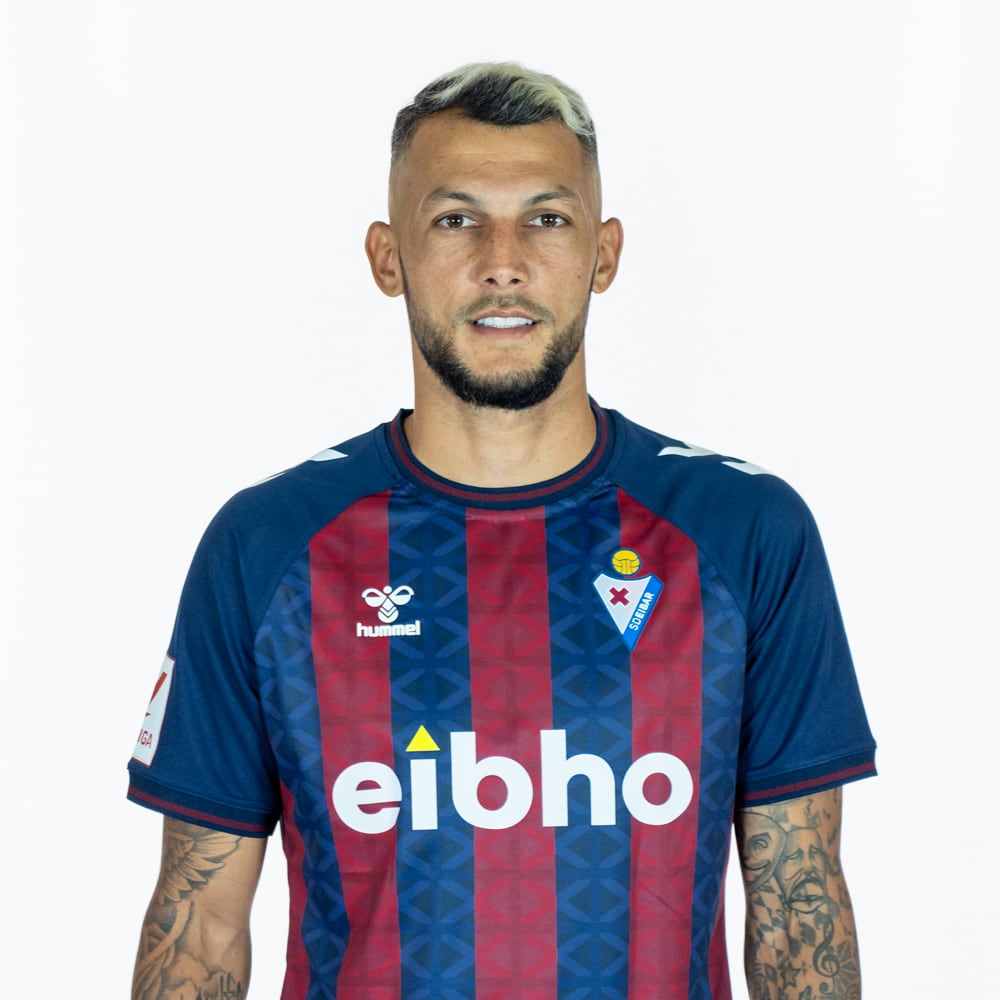 El jugador del Eibar.