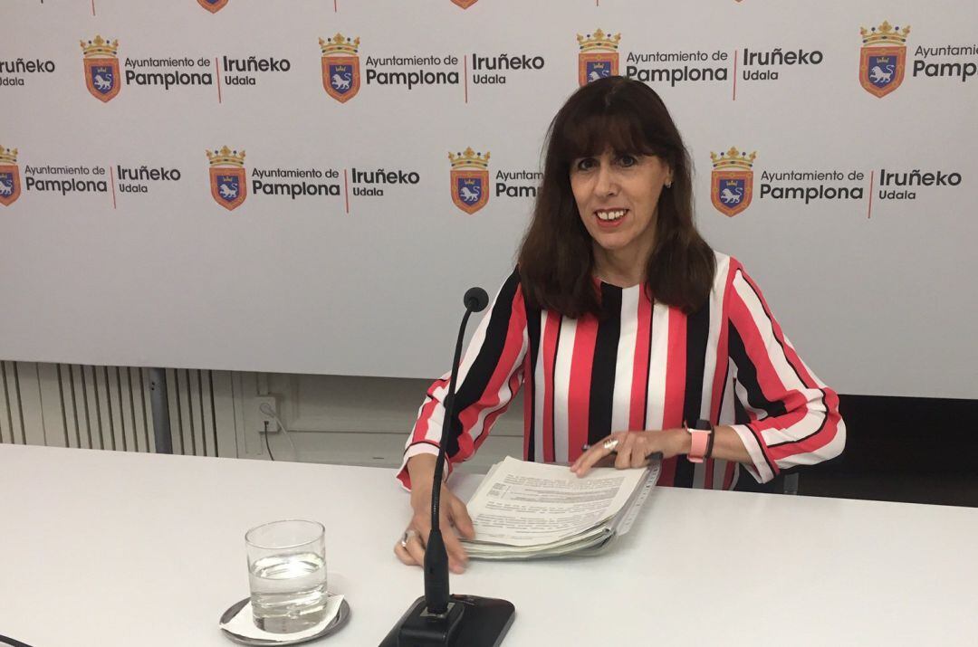 Maite Esporrín, portavoz del grupo municipal del PSN