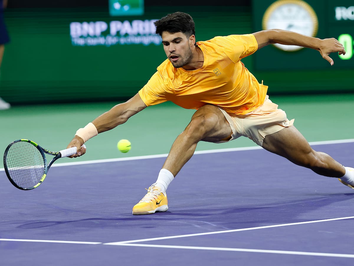 Alcaraz: "Me cansa sentir que juego contra Federer en cada ronda"