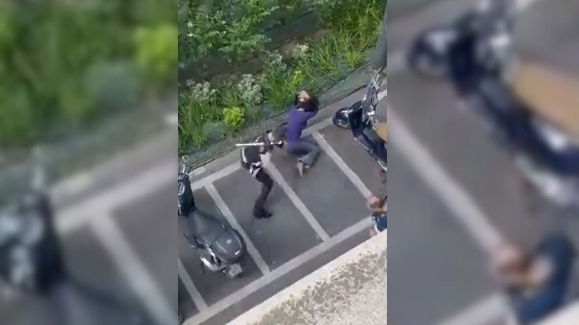 Una mujer trans recibe una brutal paliza de la policía italiana en Milán.