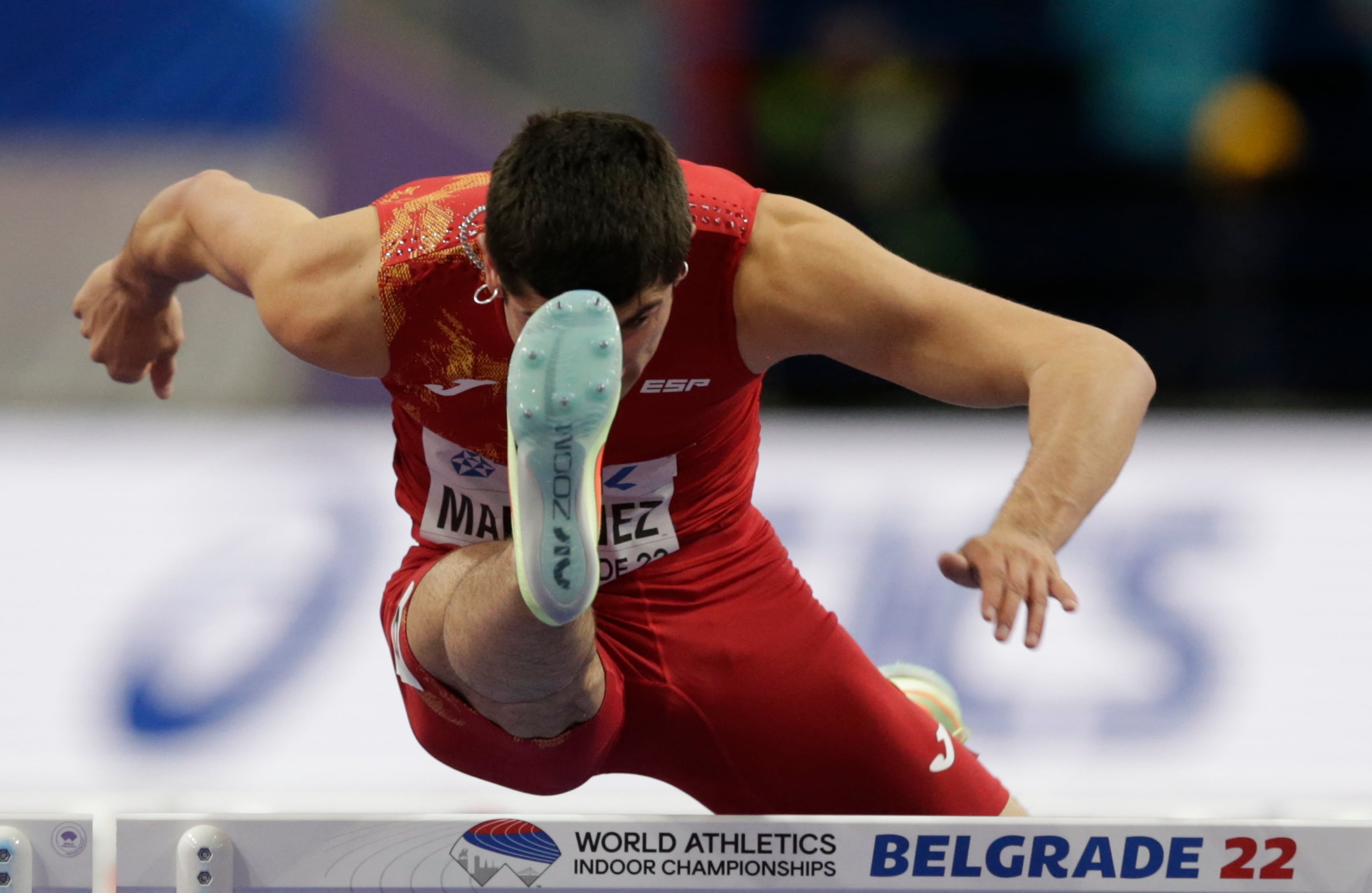 Asier Martinez en el Mundial de Belgrado