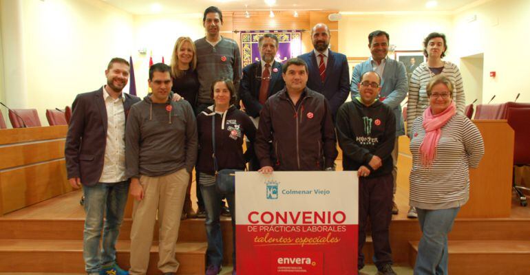 Convenio en prácticas laborales de Envera con el ayuntamiento