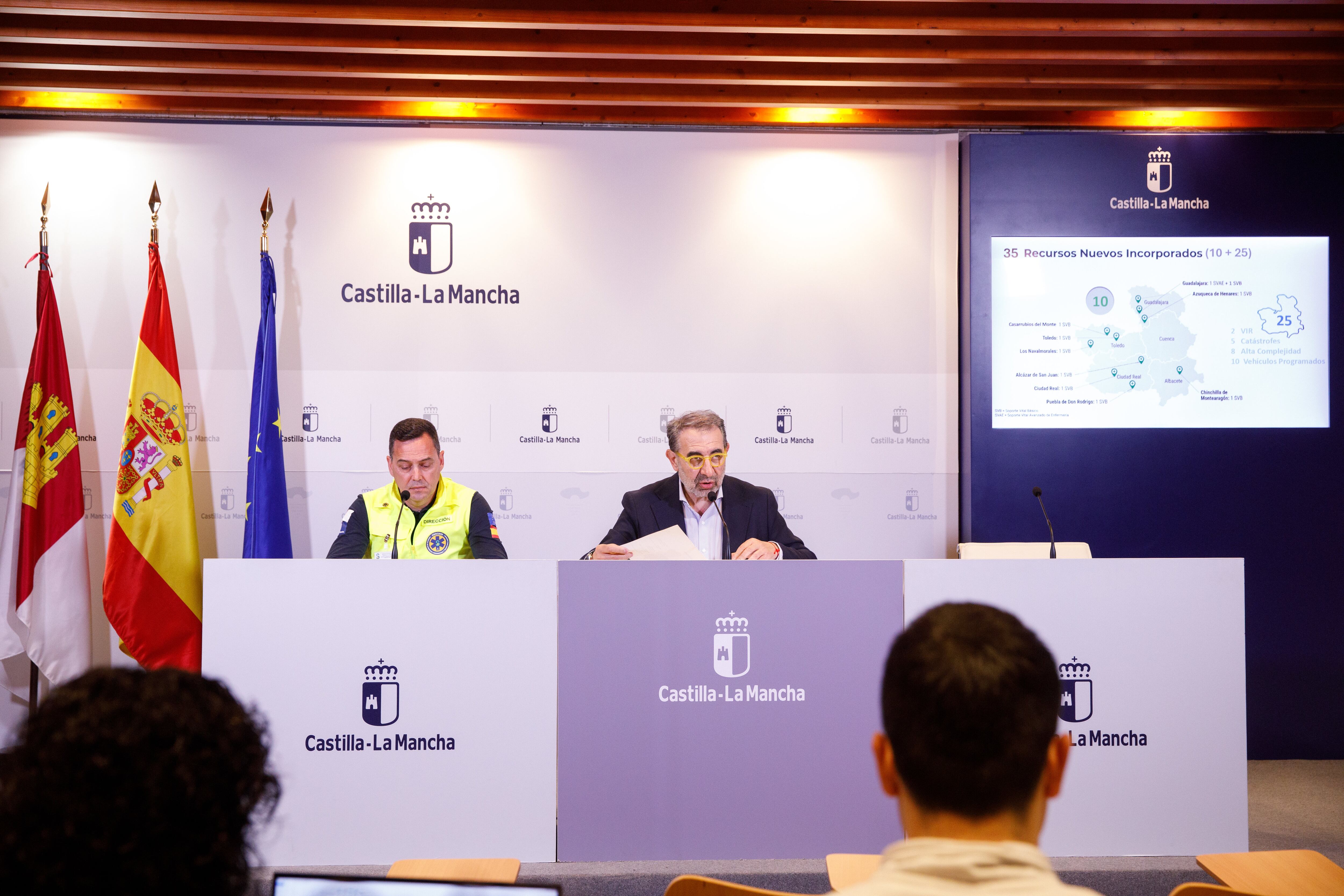 Castilla-La Mancha renueva y mejora el transporte sanitario con vehículos más modernos, más personal y mejoras en humanización y accesibilidad