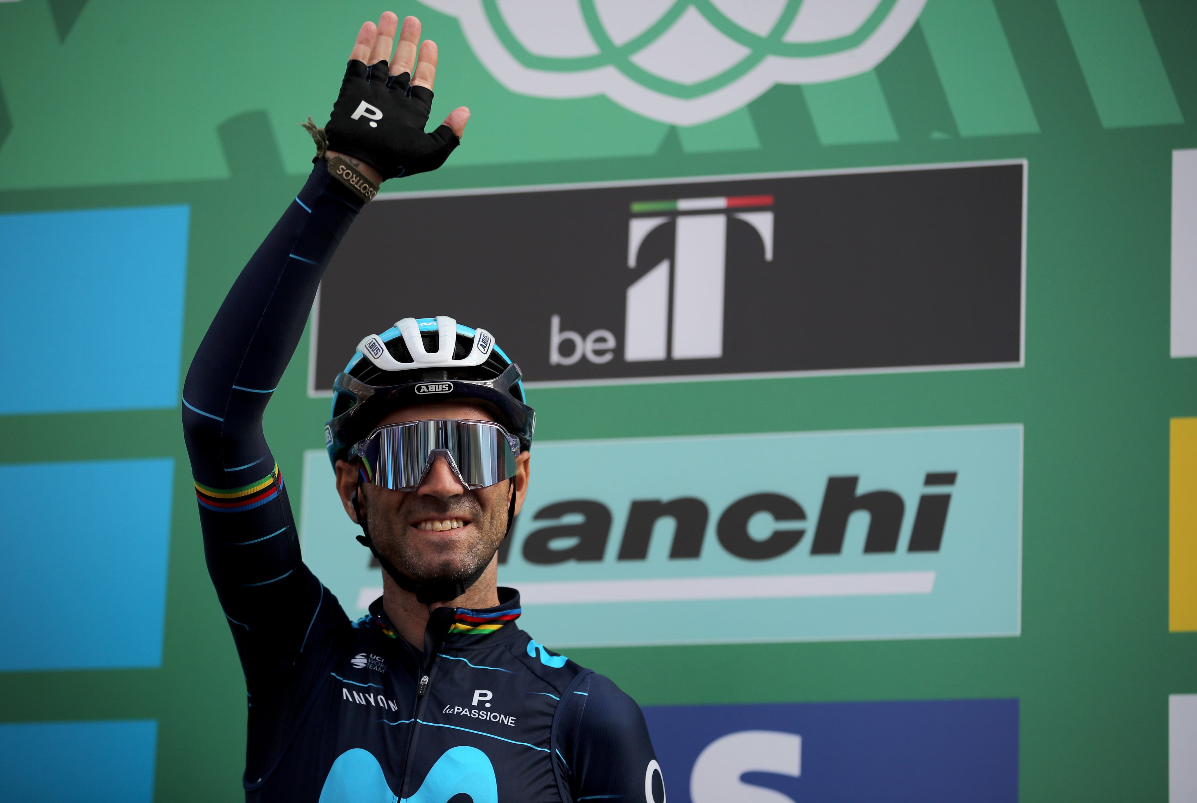 Alejandro Valverde, en el Giro di Lombardia 2022.