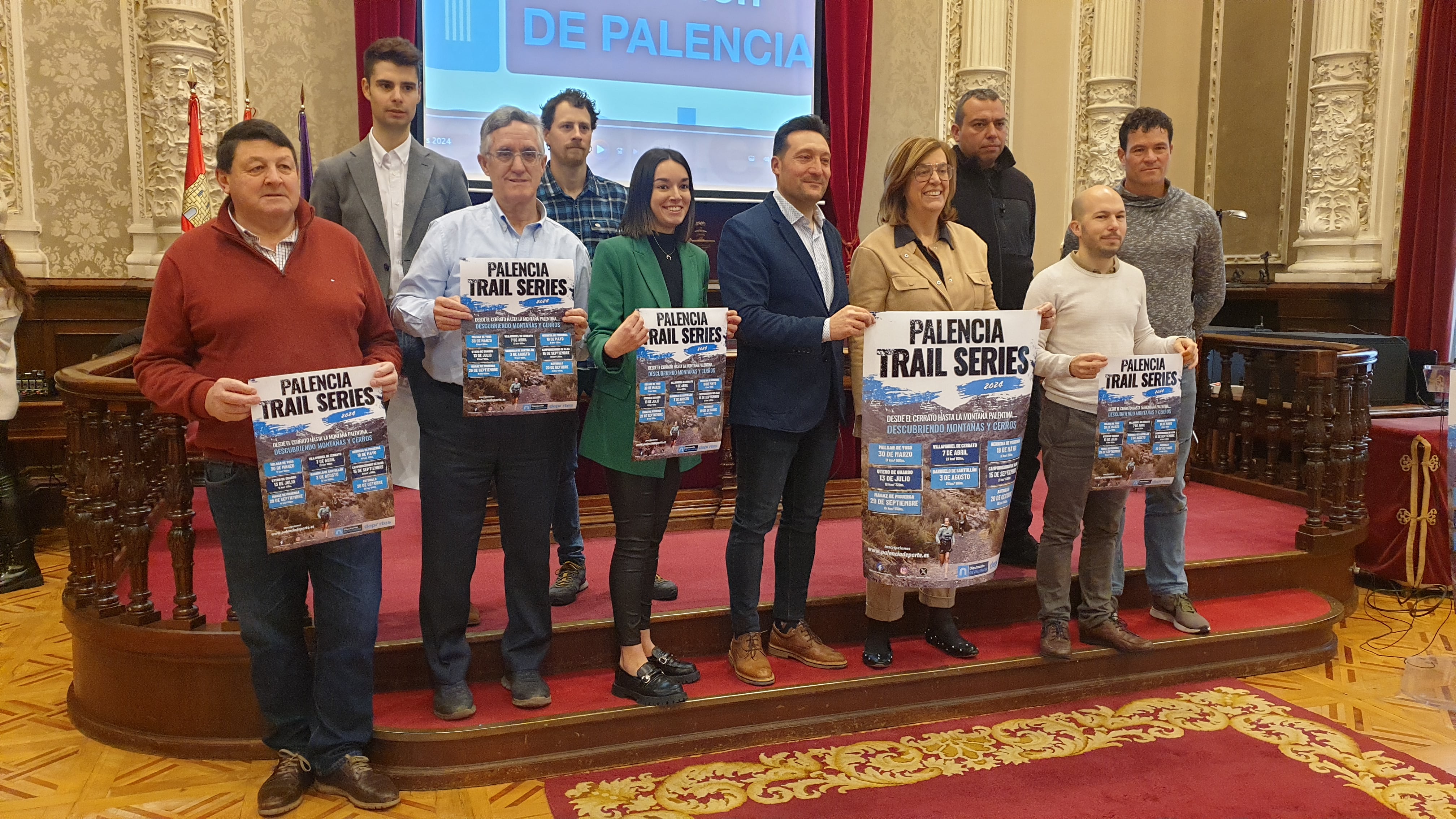 El nuevo Circuito &quot;Palencia Trail Series&quot; de Diputación celebrará 8 pruebas en la provincia entre marzo y octubre