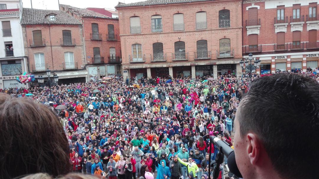 Petición del Toro en la Plaza Mayor de Benavente el pasado año 2018