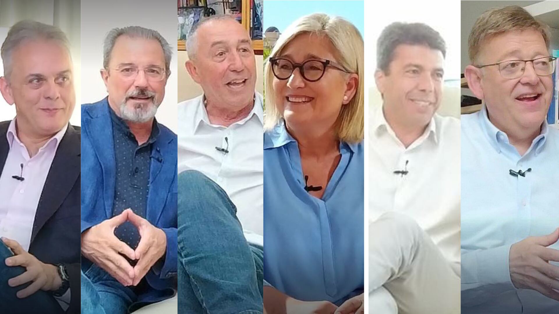 Entrevistas en A Vivir CV a los candidatos y candidata a la presidencia de la Generalitat