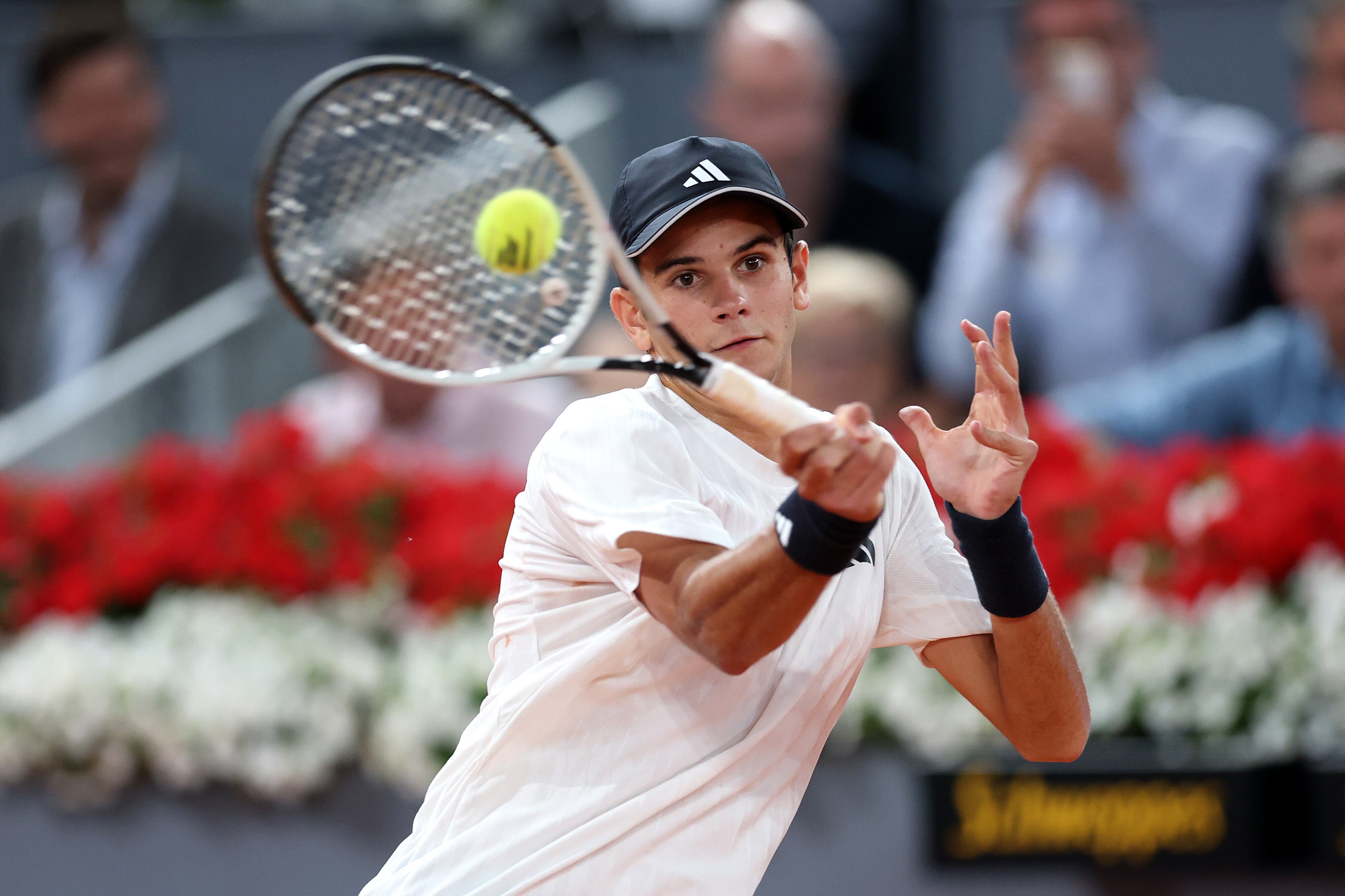 Jódar durante el Mutua Madrid Open