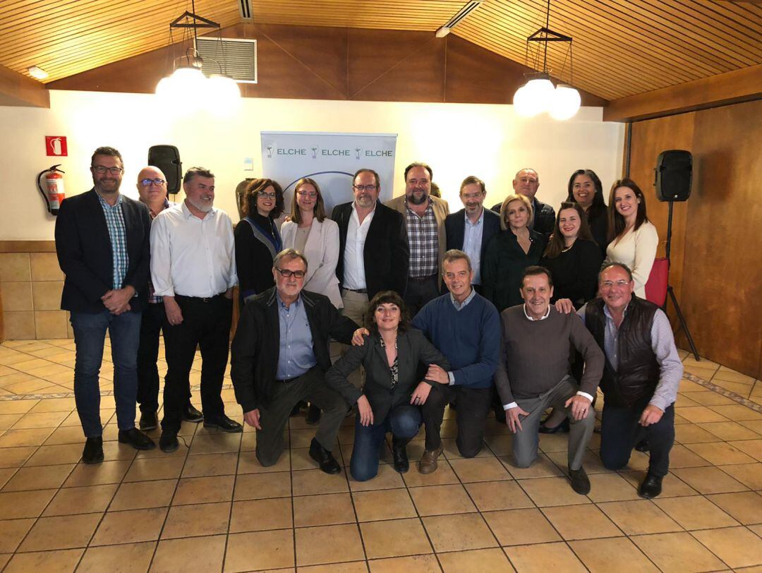 Un momento de la comida ayer