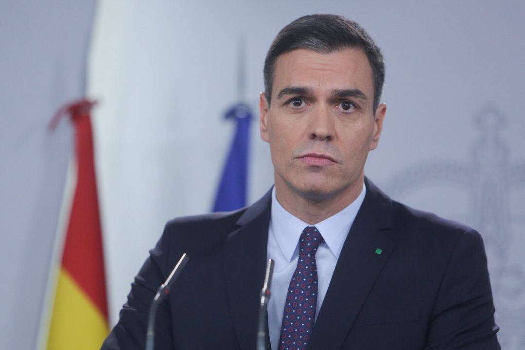 El presidente del Gobierno en funciones, Pedro Sánchez