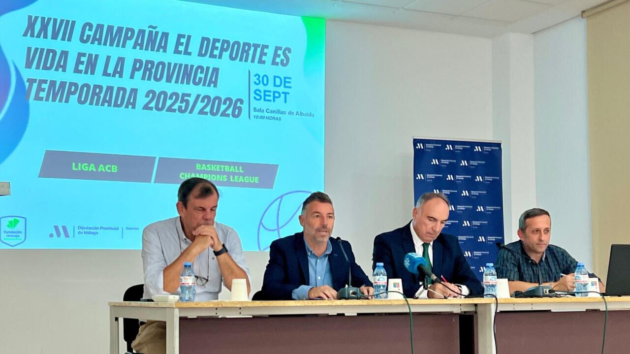 Unicaja Baloncesto y la Diputación, con la campaña ‘El deporte es vida en la provincia’