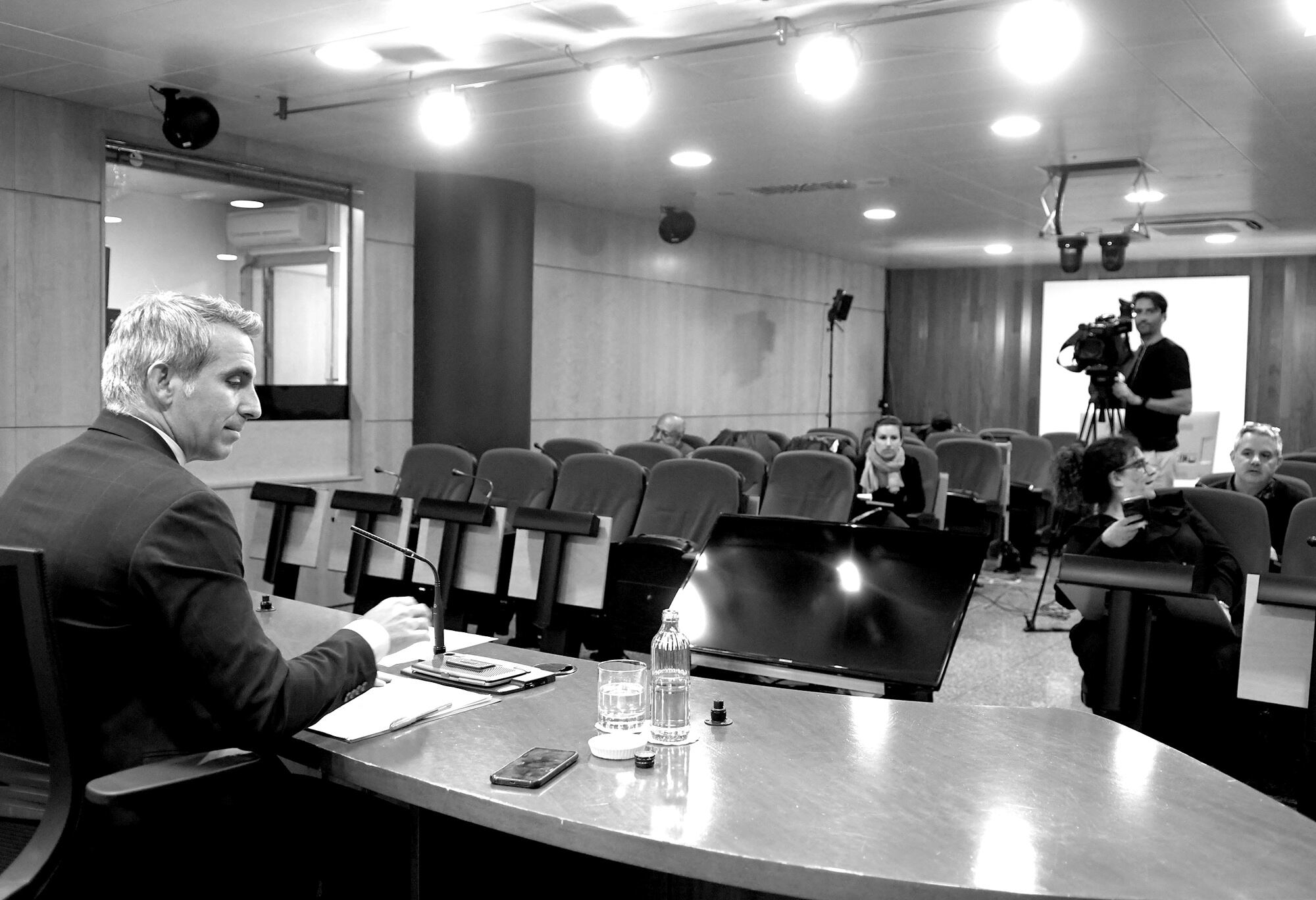 El ministre portaveu en funcions, César Marquina