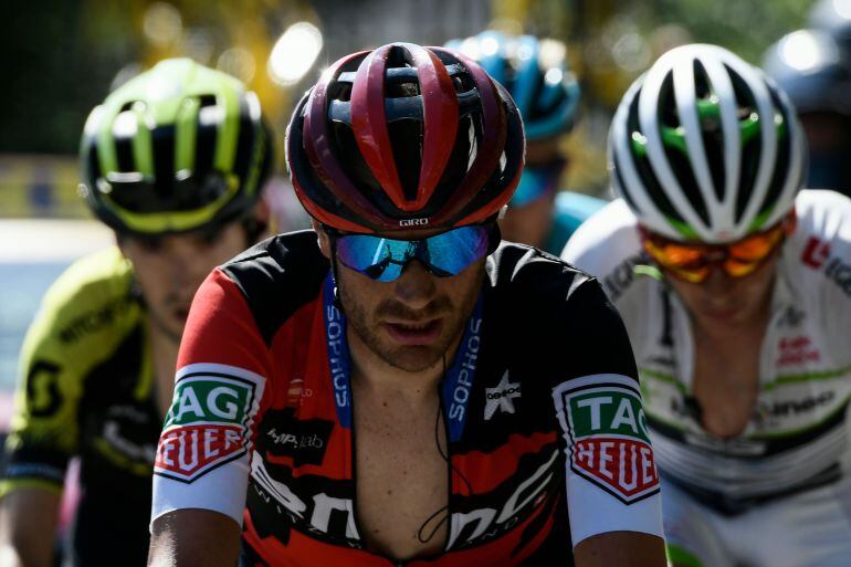 Mikel Nieve durante la 11ª etapa del Tour. 