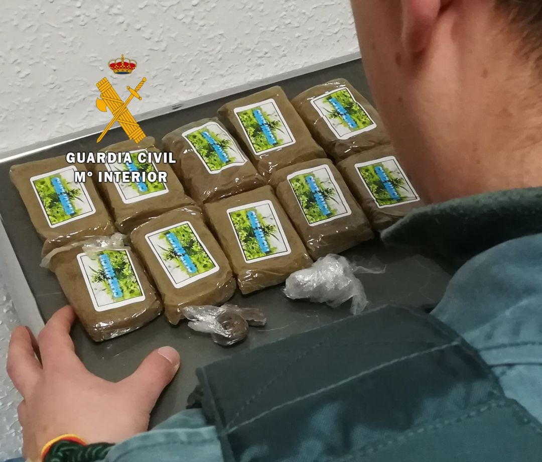 Droga incautada por la Guardia Civil