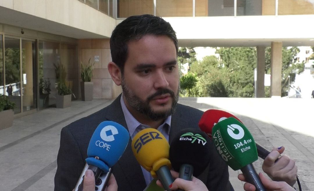 David Caballero, concejal y candidato de Contigo Elche.