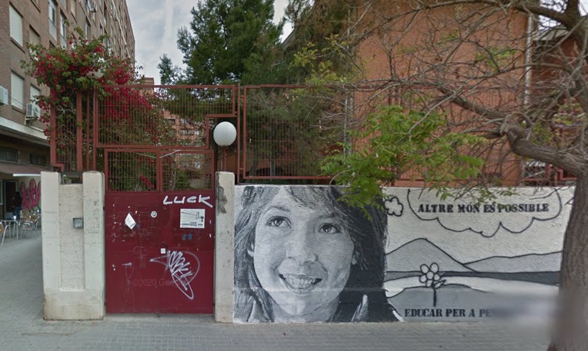 Colegio Max Aub en Valencia. Foto: Google Street View