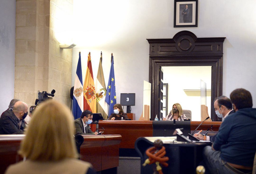 Pleno celebrado este viernes en el Ayuntamiento de Jerez
