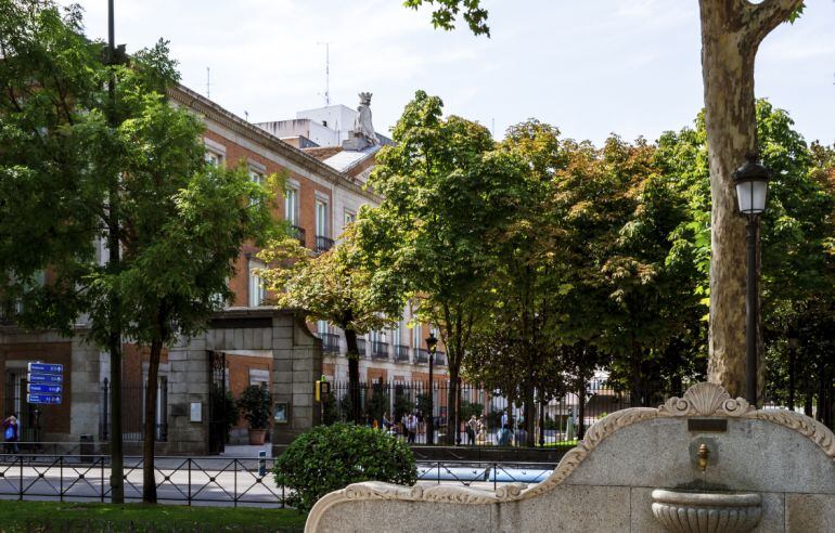 El Museo Thyssen-Bornemisza, en el centro de Madrid.